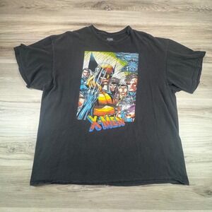 Marvel X‎ Men Graphic T Shirt Black XXL Tee Wolverine Storm Cyclops Comic